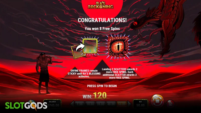 slot feature screenshot