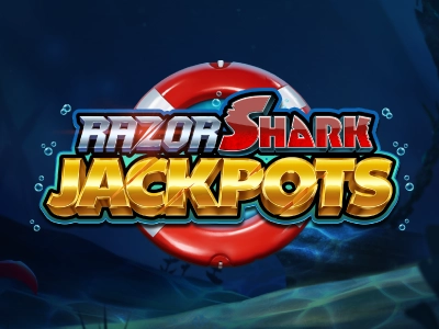 Razor Shark Jackpots Slot Logo