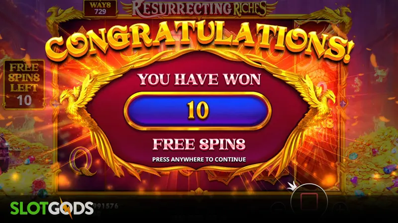 slot feature screenshot