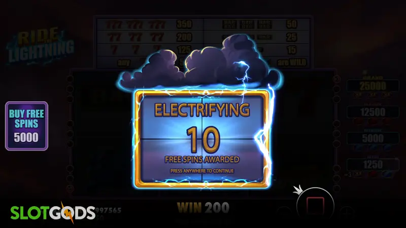 slot feature screenshot