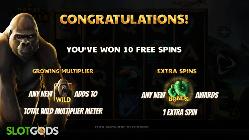 slot feature screenshot