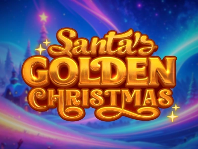 Santa's Golden Christmas Slot Logo