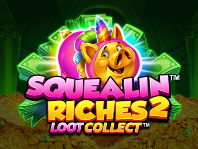 Squealin' Riches 2 Slot Logo