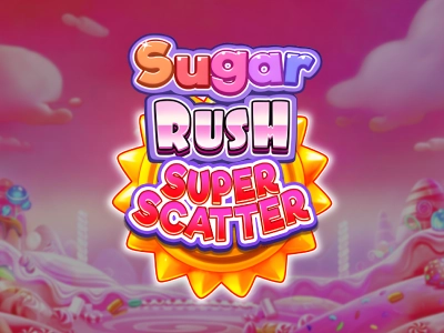 Sugar Rush Super Scatter Slot Logo