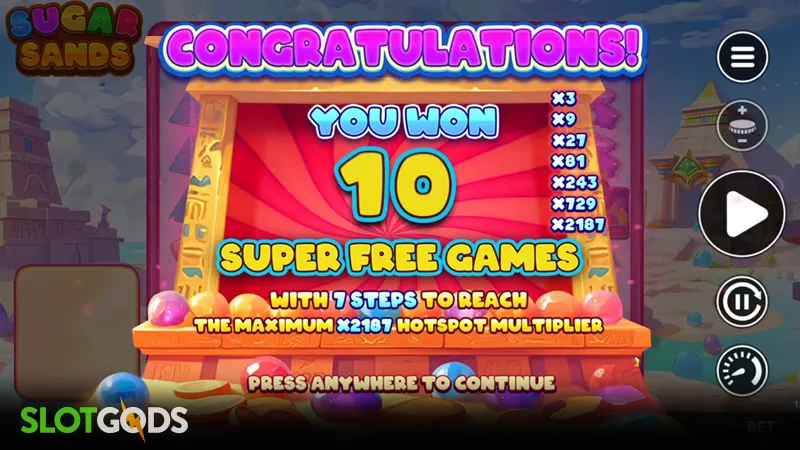 slot feature screenshot
