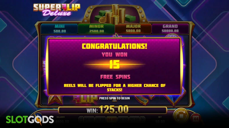 slot feature screenshot