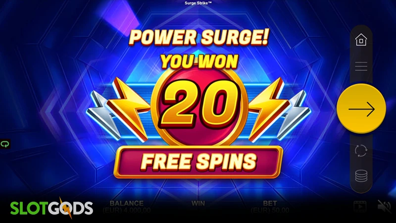 slot feature screenshot