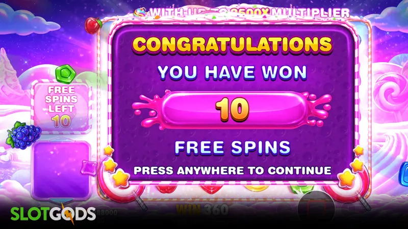 slot feature screenshot