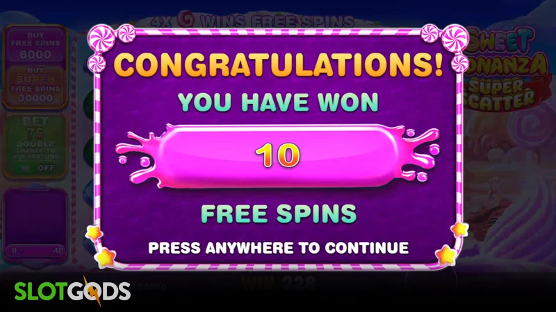 slot feature screenshot