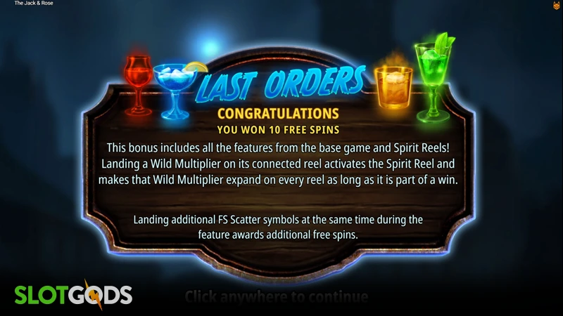 slot feature screenshot