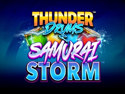 Thunder Drums Samurai Storm Slot Logo