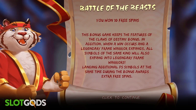 slot feature screenshot