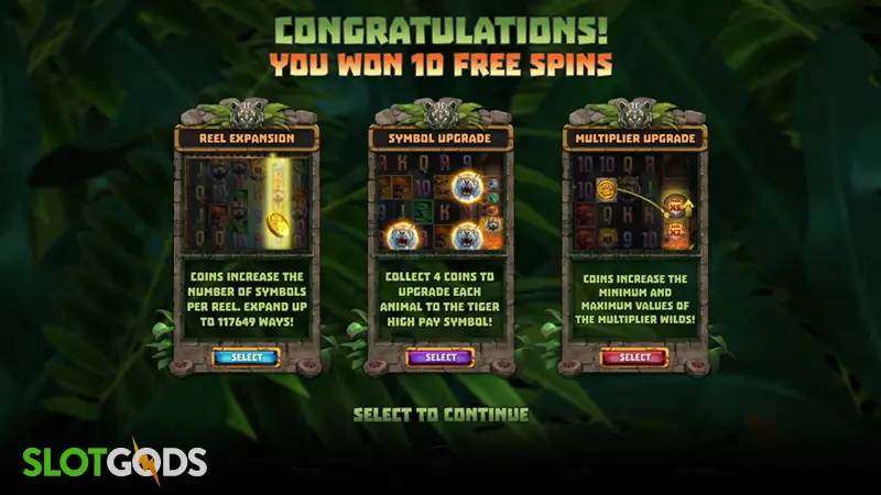 slot feature screenshot