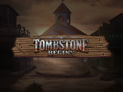Tombstone Begins Slot Logo