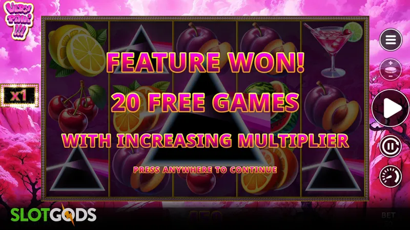 slot feature screenshot