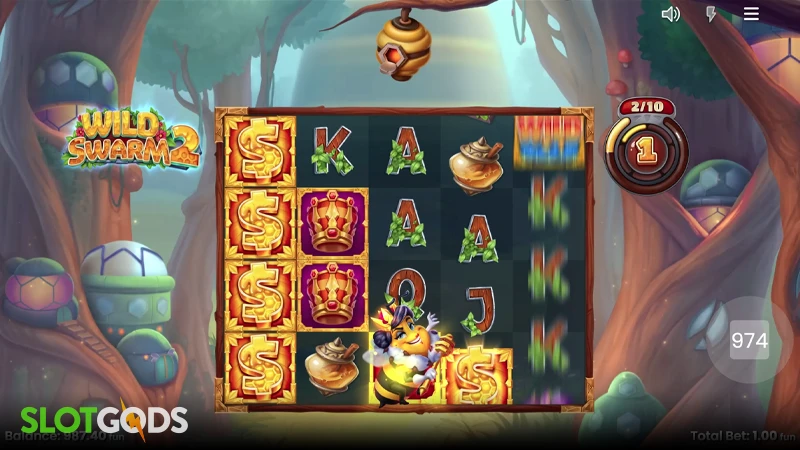 A screenshot of Wild Swarm 2 bonus feature