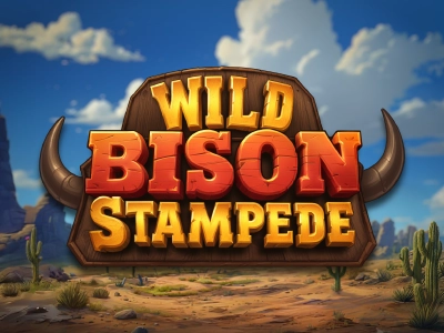 Wild Bison Stampede Slot Logo