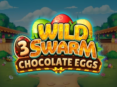 Wild Swarm 3 Chocolate Eggs Slot Logo