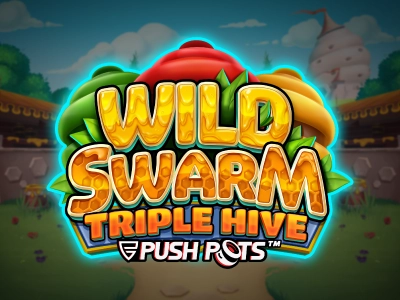 Wild Swarm Triple Hive Slot Logo