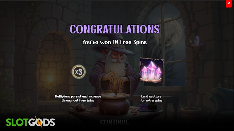 slot feature screenshot