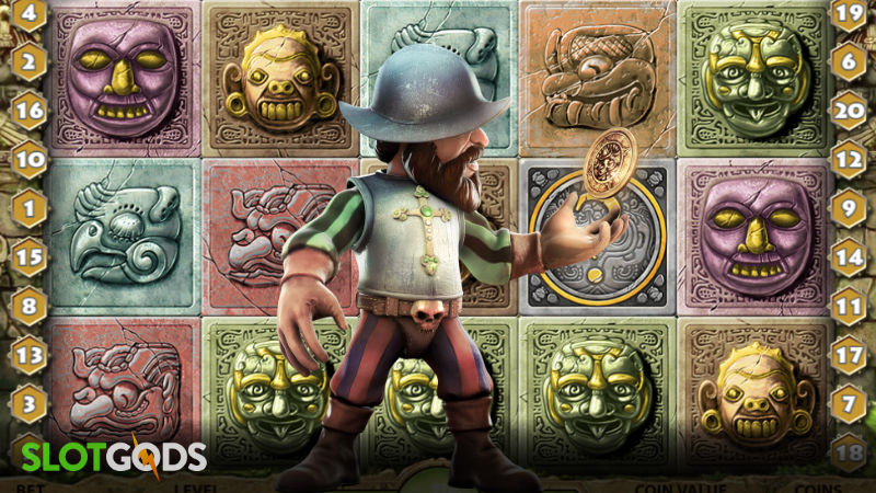 Gonzos Quest Online Slot by NetEnt Gonzalo Pizarro Character