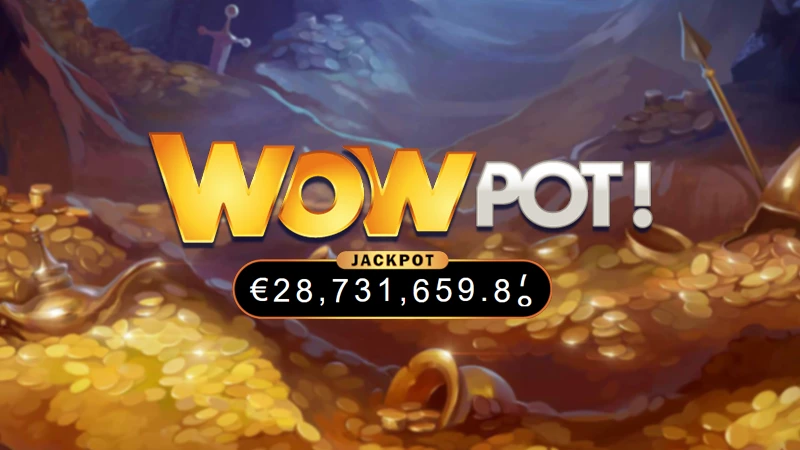 WowPot! Jackpot promotional banner