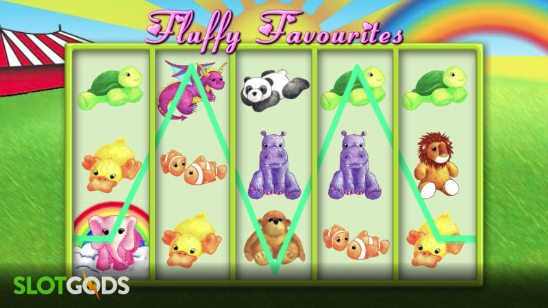 Fluffy Favourites Online Slot by Eyecon Screenshot 1
