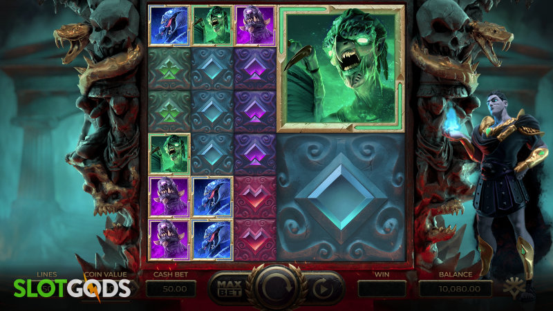 Hades Gigablox Online Slot By Yggdrasil Screenshot 1