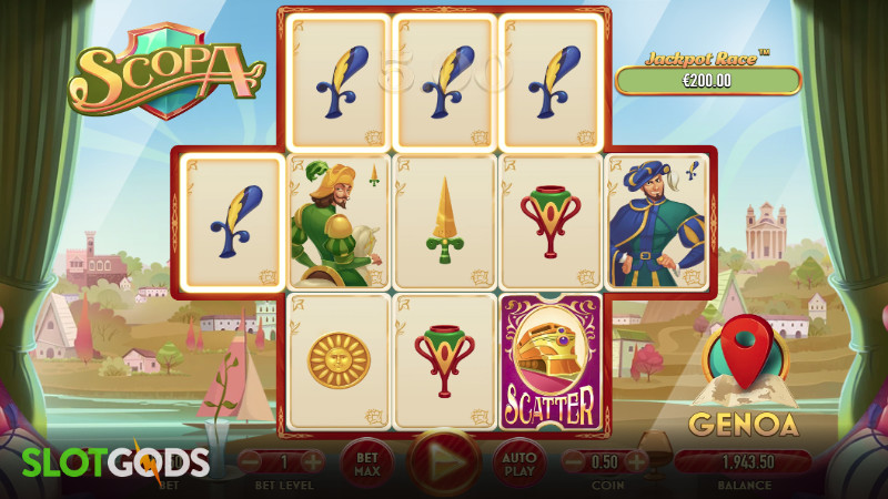 Scopa Online Slot By Habanero Screenshot 1