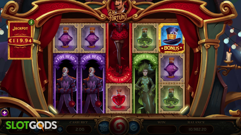 Dr Fortuno Online Slot By Yggdrasil Screenshot 1