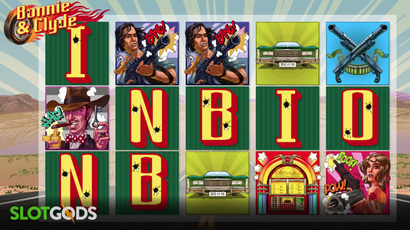 Bonnie And Clyde Online Slot By BF Games Screenshot 1