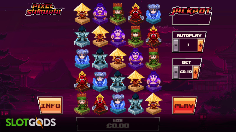 Pixel Samurai Online Slot By Playtech Screenshot 1