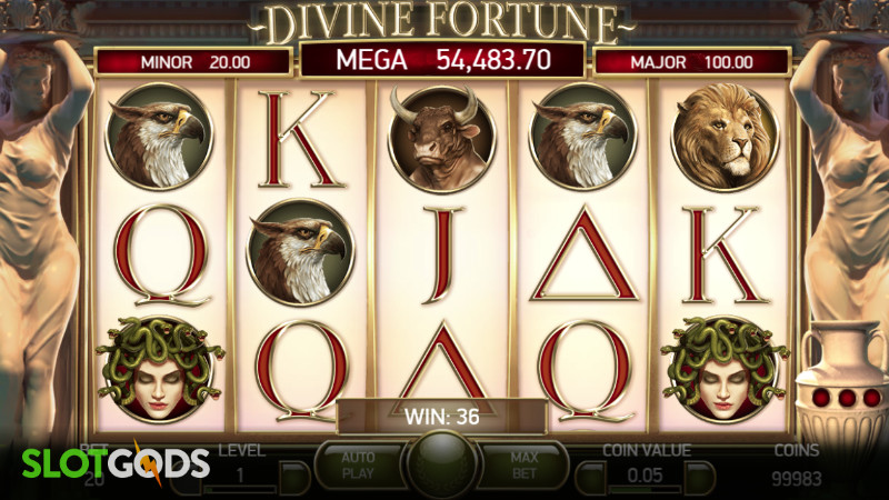 Divine Fortune Online Slot by NetEnt Screenshot 1