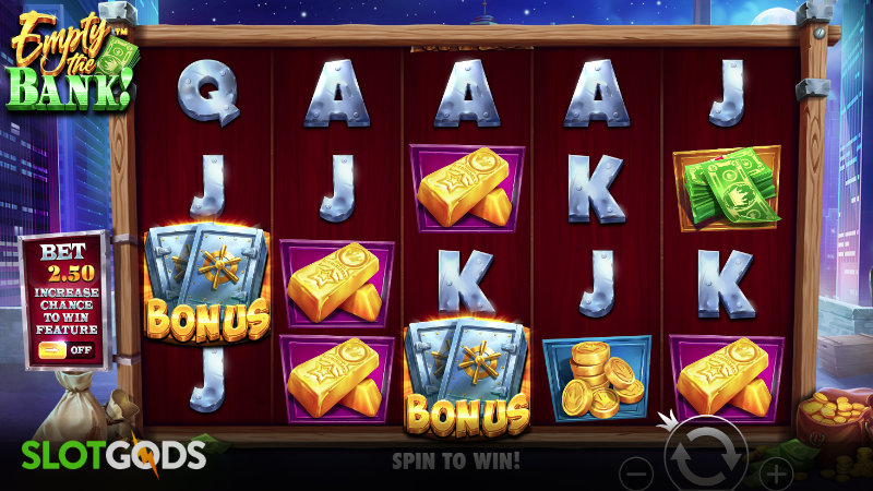 Empty the Bank Online Slot by Pragmatic Play Screenshot 1