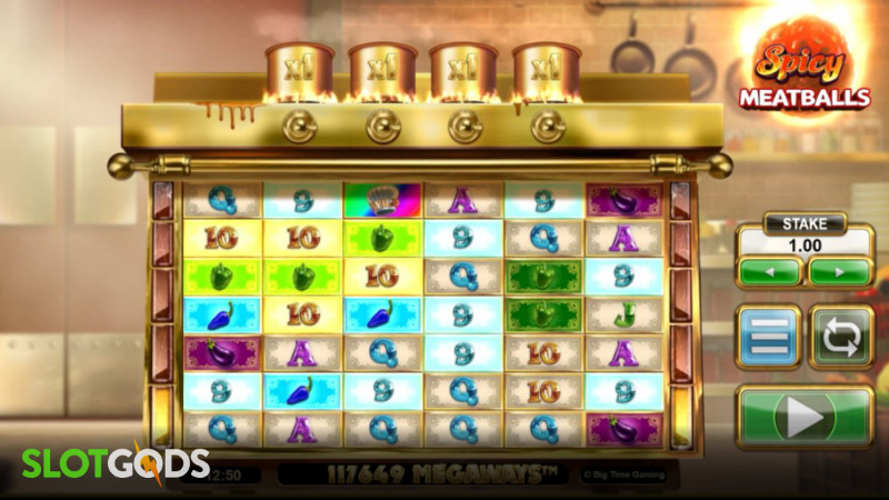 Spicy Meatballs Megaways Online Slot by Big Time Gaming Screenshot 2