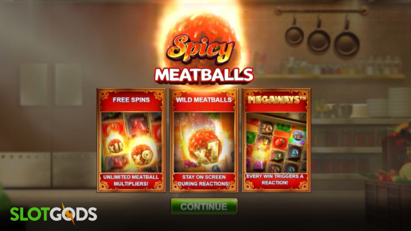 Spicy Meatballs Megaways Online Slot by Big Time Gaming Screenshot 3