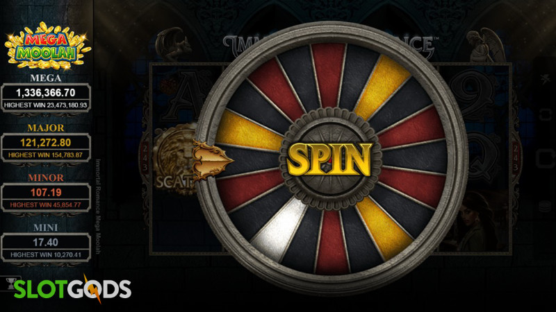 Immortal Romance Mega Moolah Online Slot by Microgaming Screenshot 2