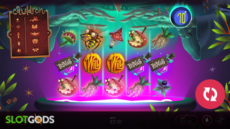 Cauldron Online Slot by Pete & Sons Screenshot 1