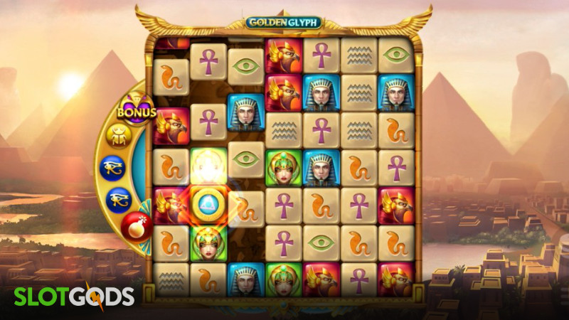 Golden Glyph Online Slot by Quickspin Screenshot 1