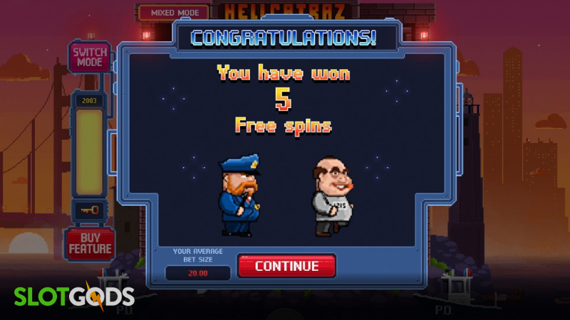 Hellcatraz Online Slot By Relax Gaming Screenshot 2
