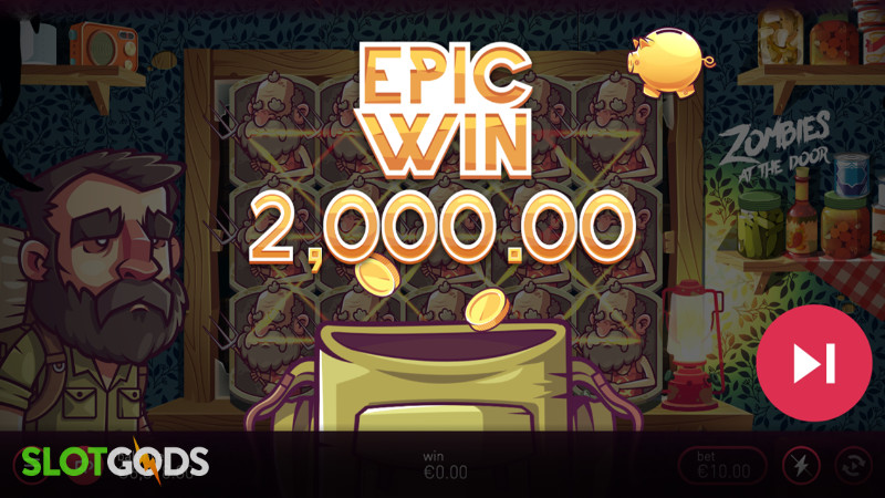 Zombies at the Door Online Slot by Peter and Sons Screenshot 3