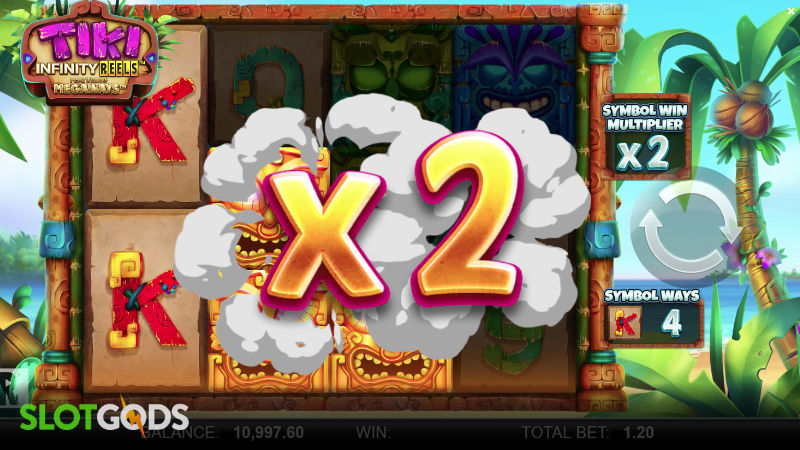 Tiki Infinity Reels Megaways Online Slot by Yggdrasil Screenshot 2