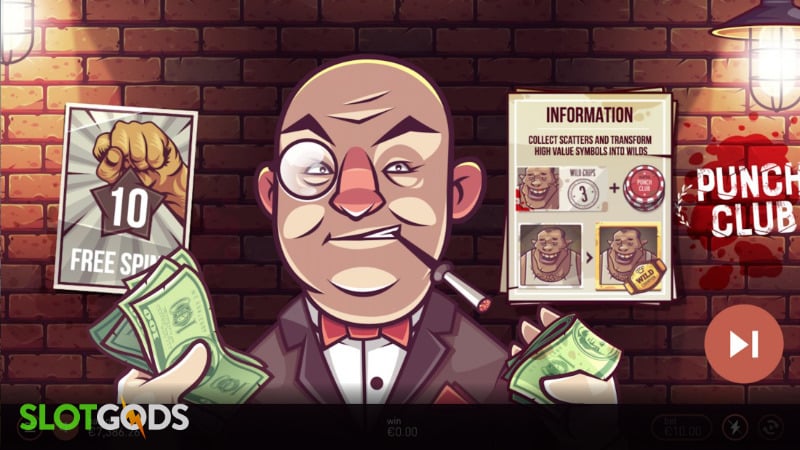 Punch Club Online Slot by Pete & Sons Screenshot 2