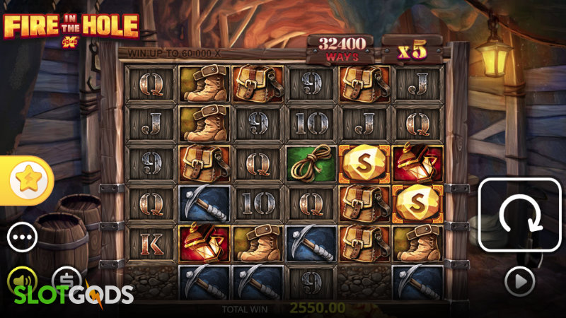 Fire in the Hole Online Slot by Nolimit City Screenshot 1