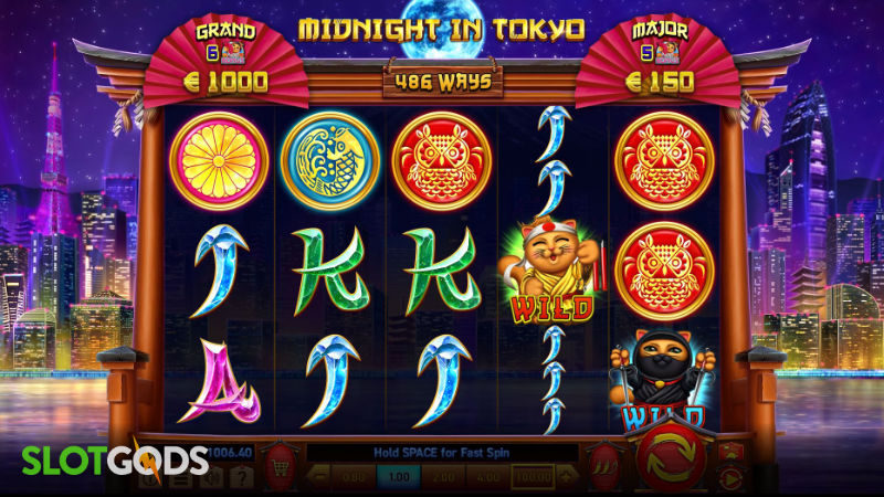 Midnight in Tokyo Online Slot by Wazdan Screenshot 1