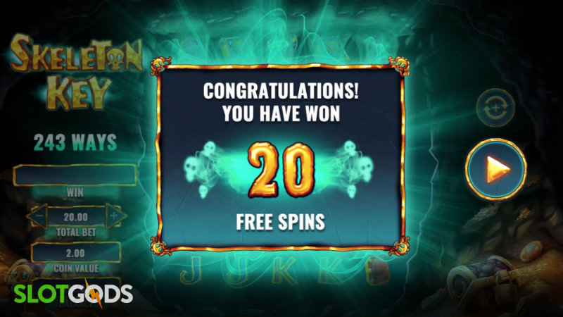 Skeleton Key Online Slot by IGT Screenshot 2