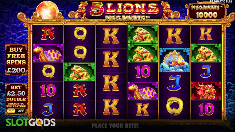 5 Lions Megaways Online Slot by Pragmatic Play Screenshot 1