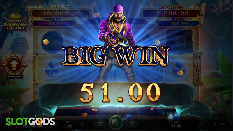Adventures of Doubloon Island Online Slot by Triple Edge Studios Screenshot 3