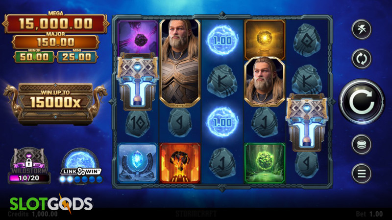 Thunderstruck Wild Lightning Online Slot by Stormcraft Studios Screenshot 1