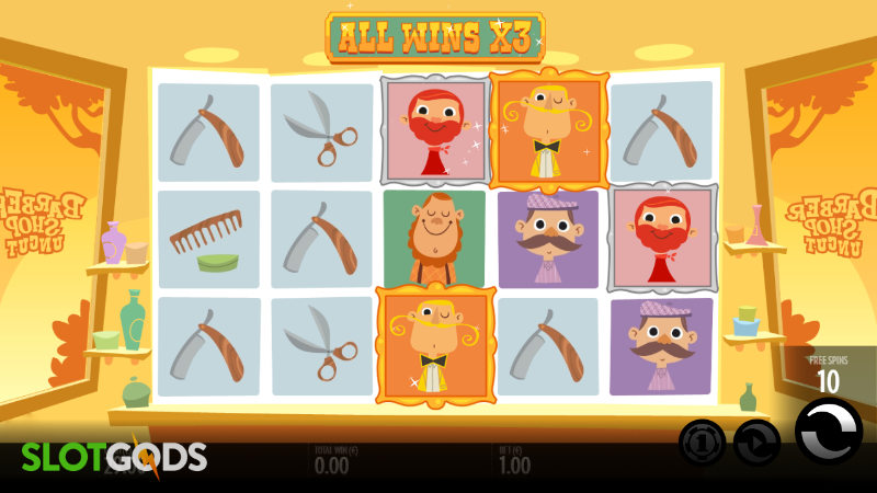 Barber Shop Uncut Online Slot by Thunderkick Screenshot 1